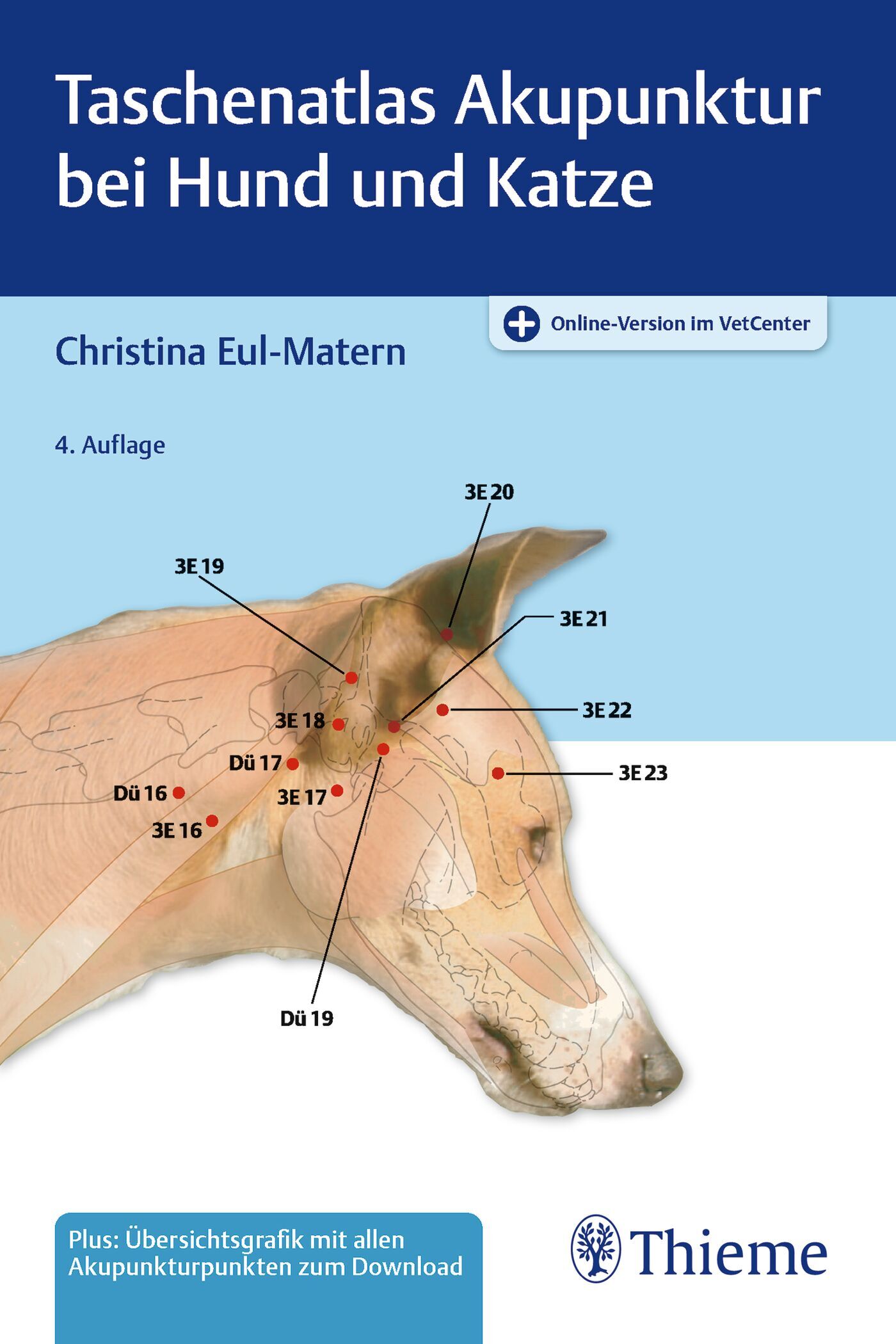Taschenatlas Akupunktur bei Hund und Katze, 9783132447592