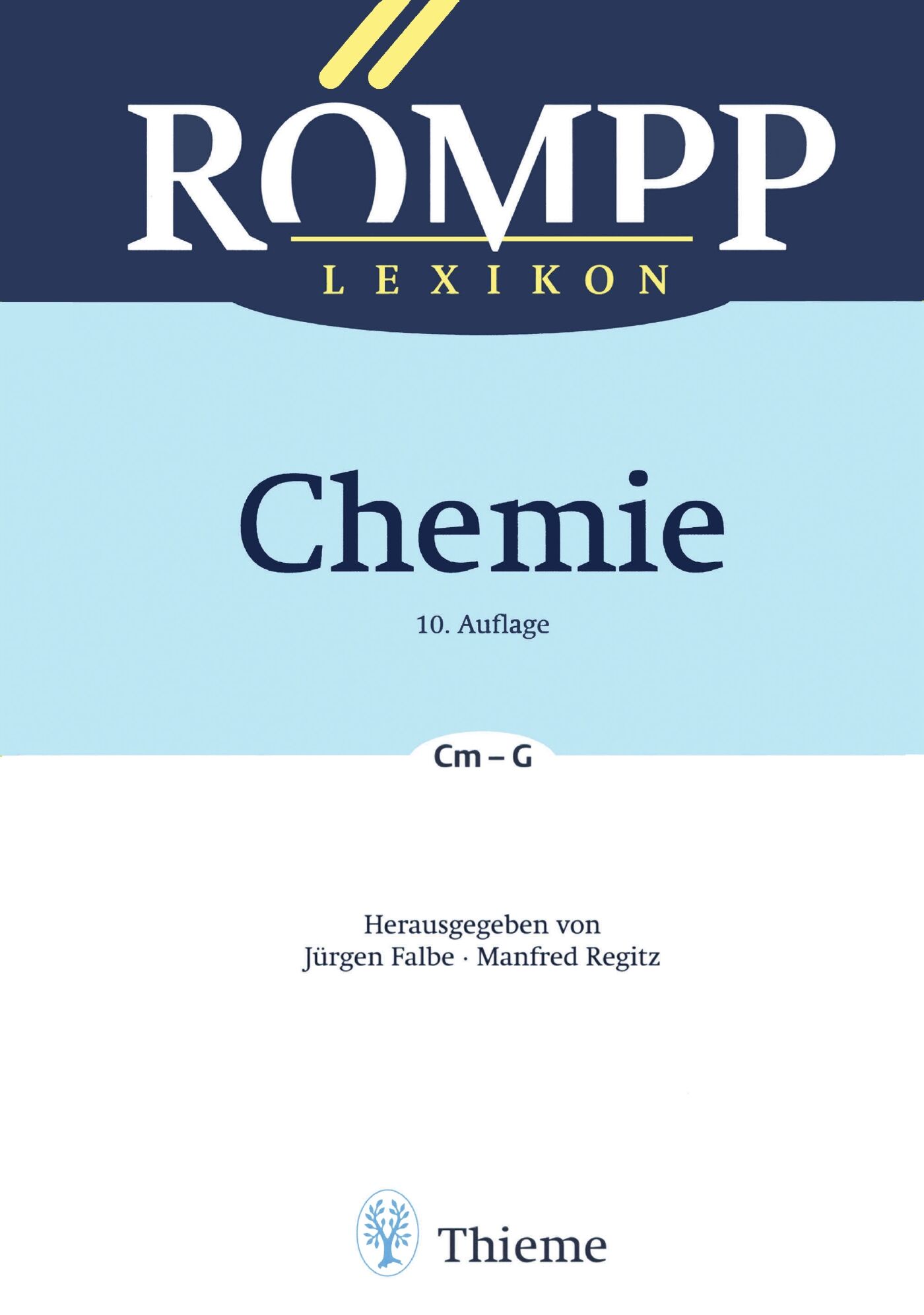 RÖMPP Lexikon Chemie, 10. Auflage, 1996-1999, 9783131999818