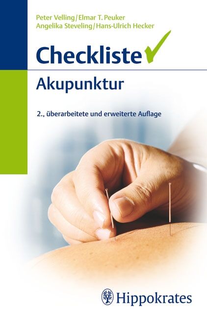 Checkliste Akupunktur, 9783830454786
