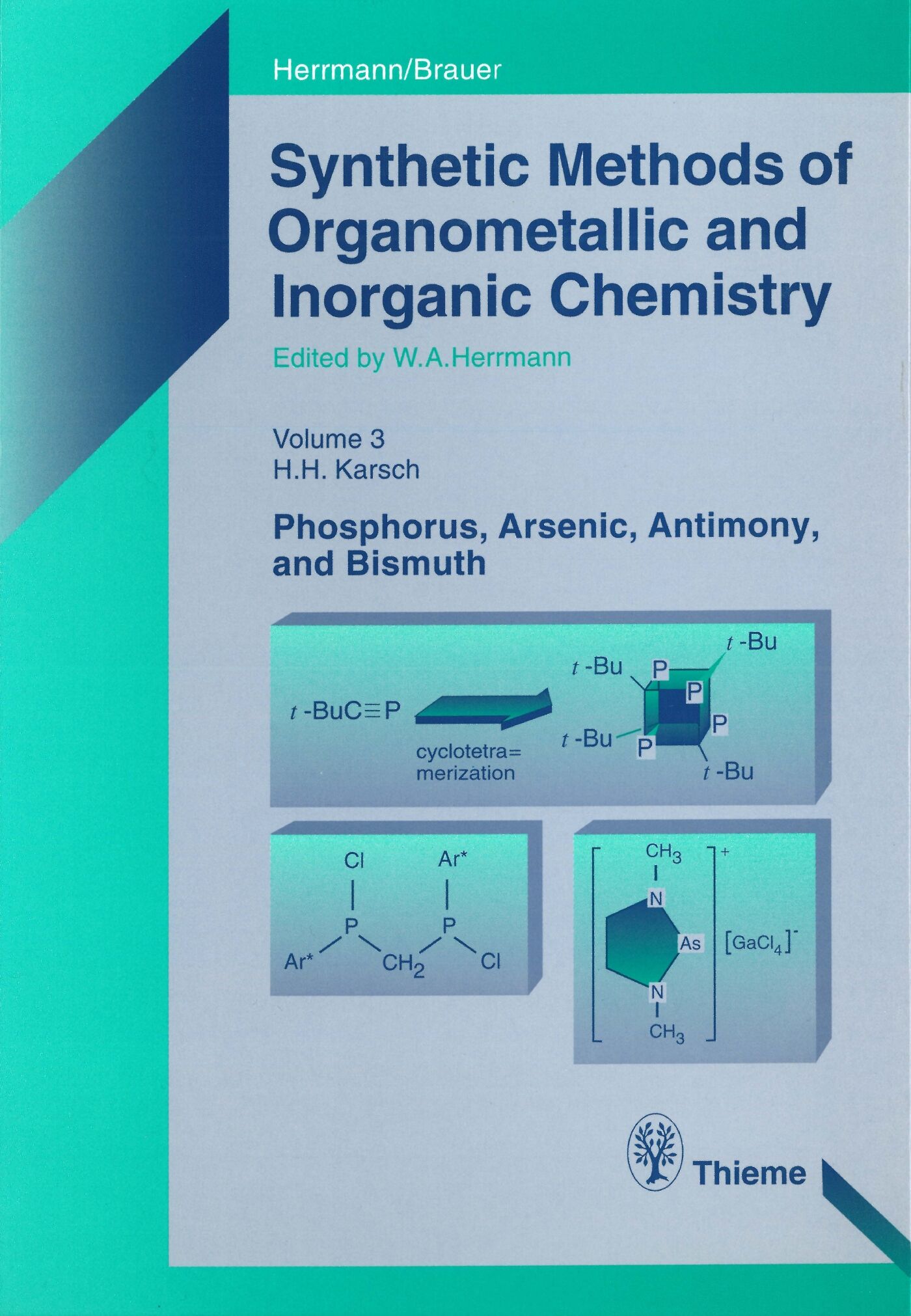 Synthetic Methods of Organometallic and Inorganic Chemistry, Volume 3, 1996, 9783131794314
