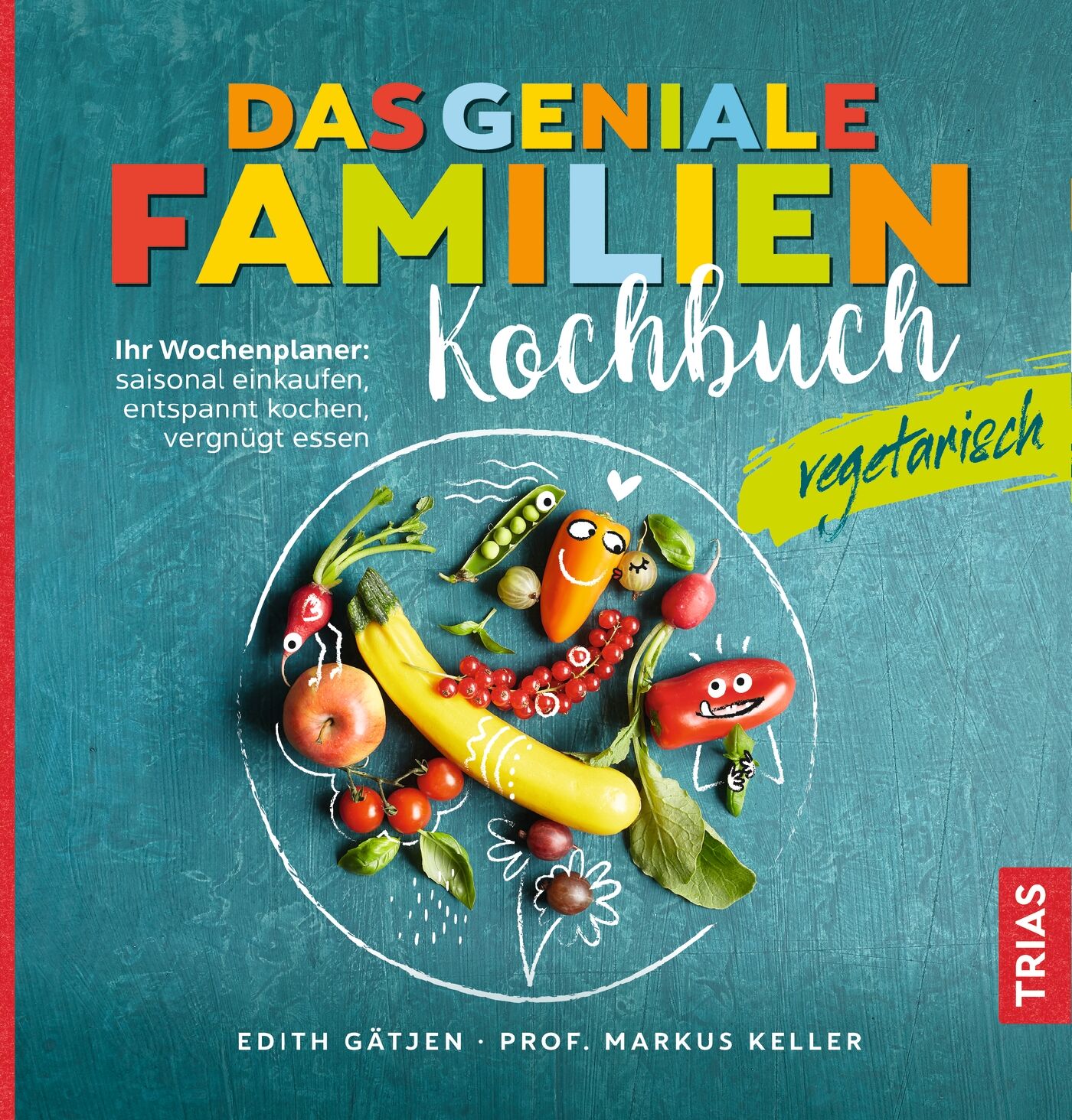 Das geniale Familienkochbuch vegetarisch, 9783432110899