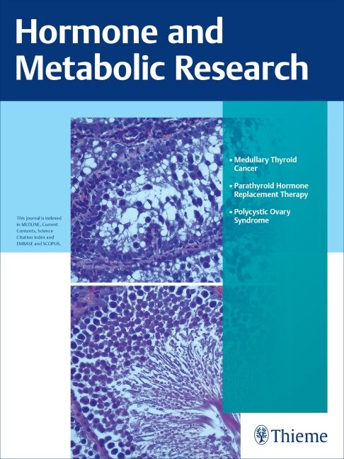 Hormone and Metabolic Research, 0018-5043