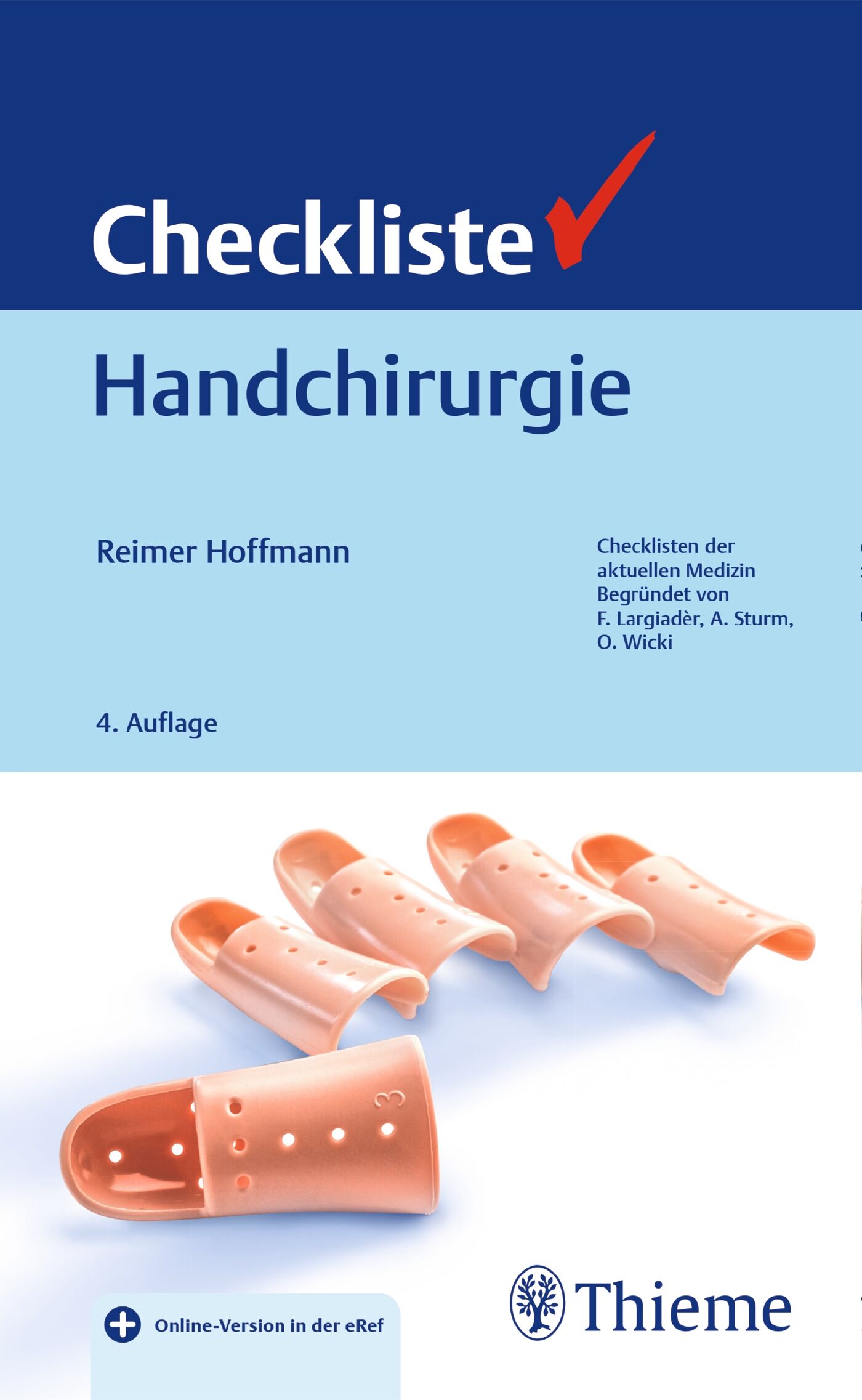 Checkliste Handchirurgie, 9783132411678