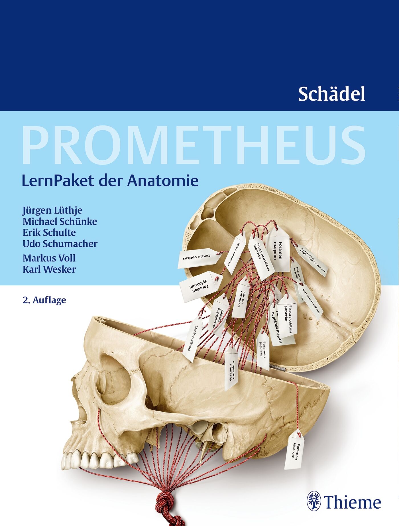 PROMETHEUS LernPaket Anatomie Schädel, 9783132403000