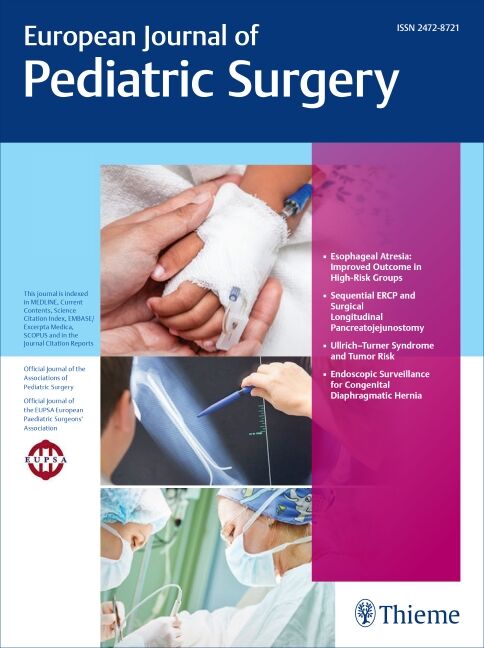 European Journal of Pediatric Surgery, 0939-7248.1