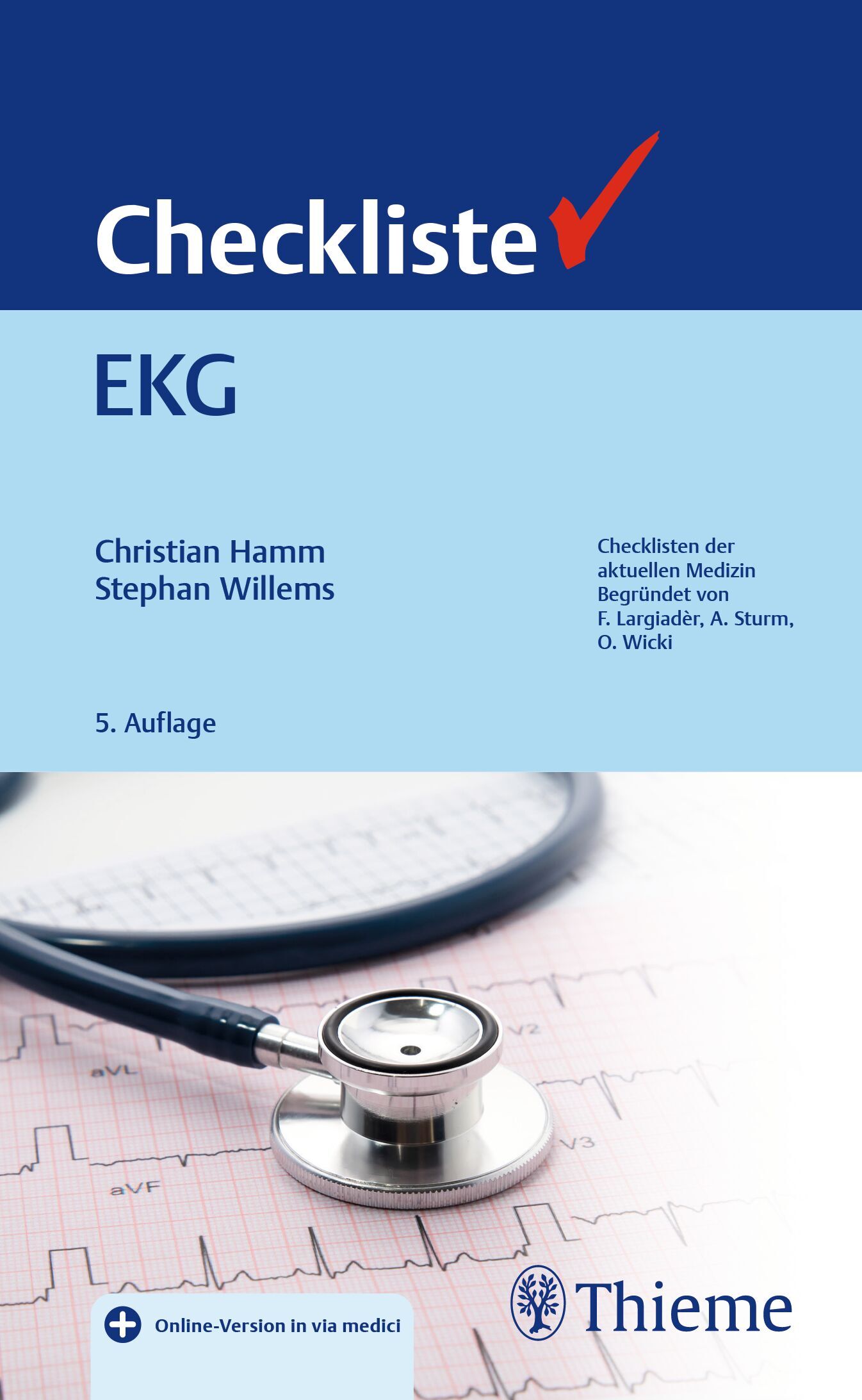 Checkliste EKG, 9783132453036