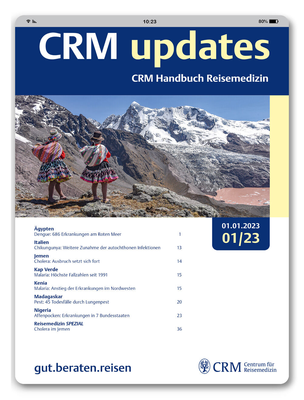 Abonnement CRM Handbuch Reisemedizin + CRM updates , 2192-6433