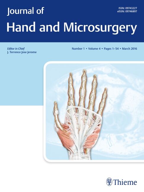 Journal of Hand and Microsurgery, 0974-3227