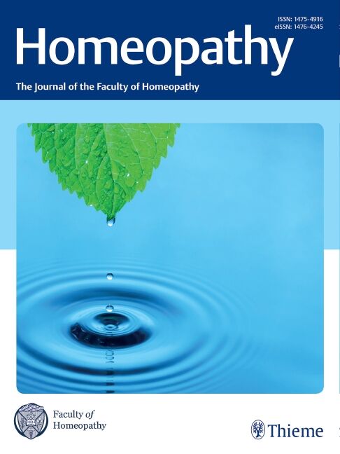 Homeopathy, 1475-4916.3