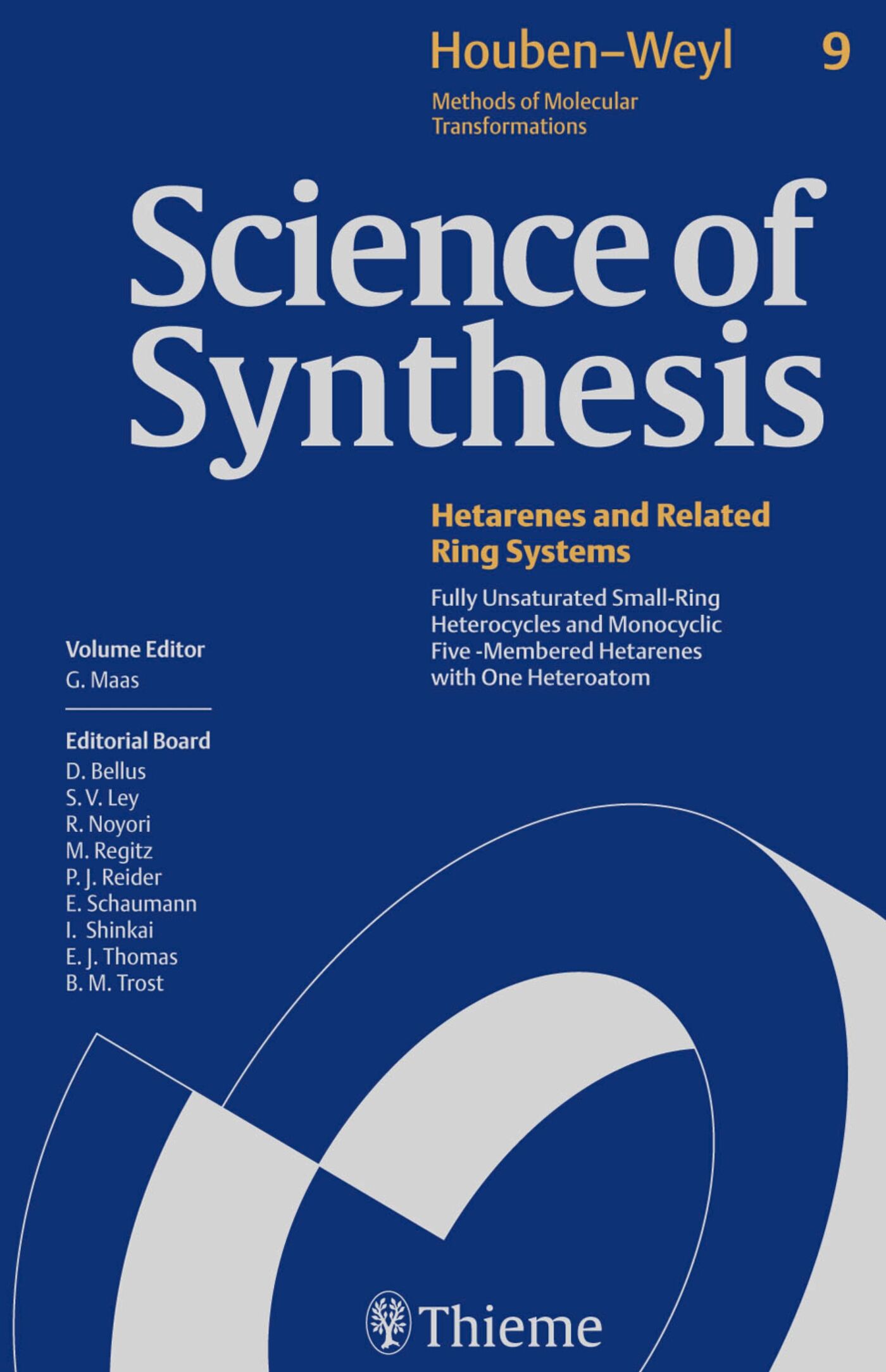 Science of Synthesis: Houben-Weyl Methods of Molecular Transformations  Vol. 9, 9783131122315