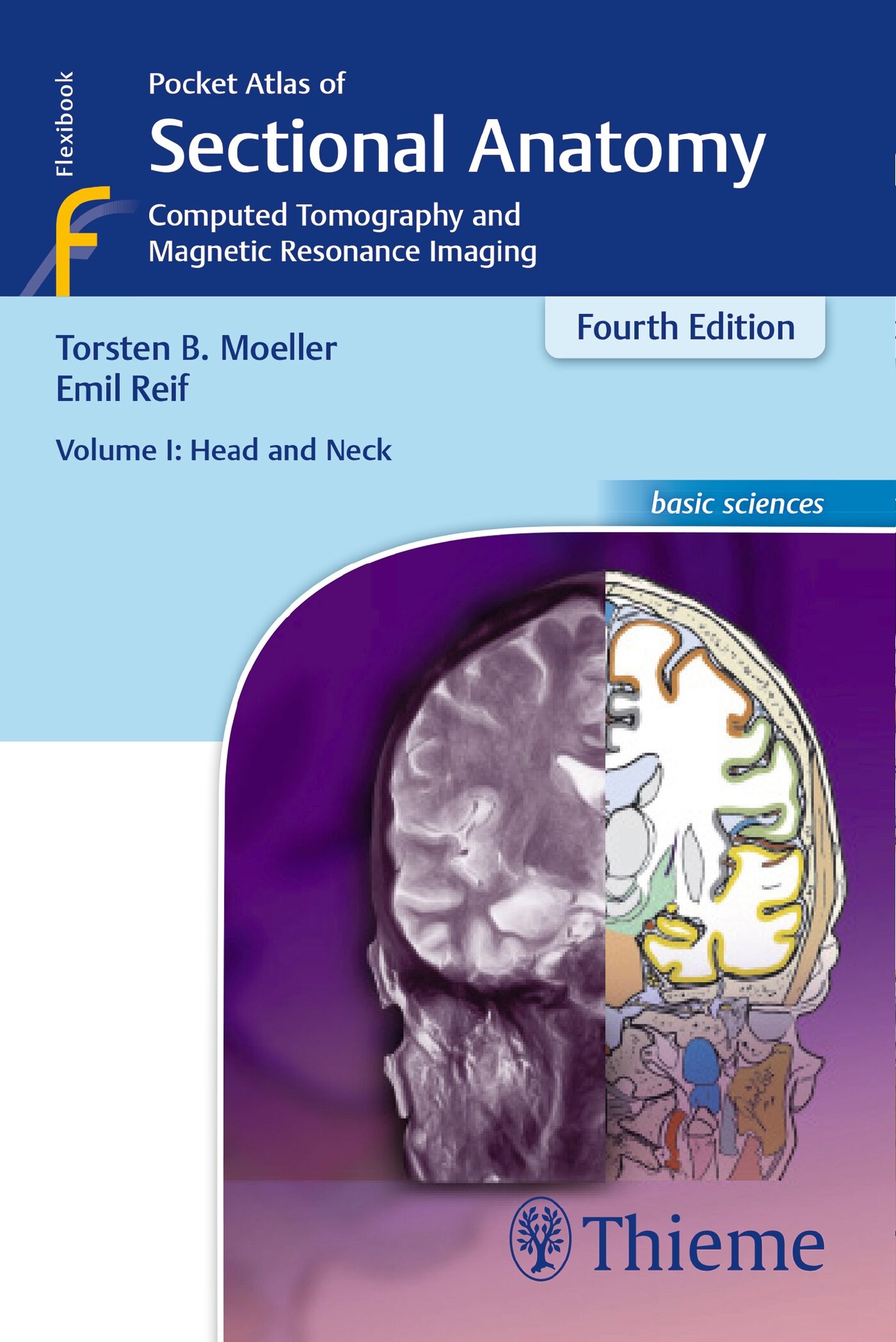 Pocket Atlas of Sectional Anatomy, Volume I: Head and Neck, 9783131255044